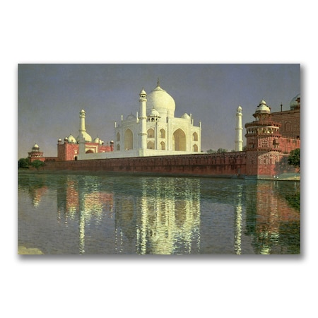 Vasili Vereschagin 'The Taj Mahal, 1874-76' Canvas Art,18x24
